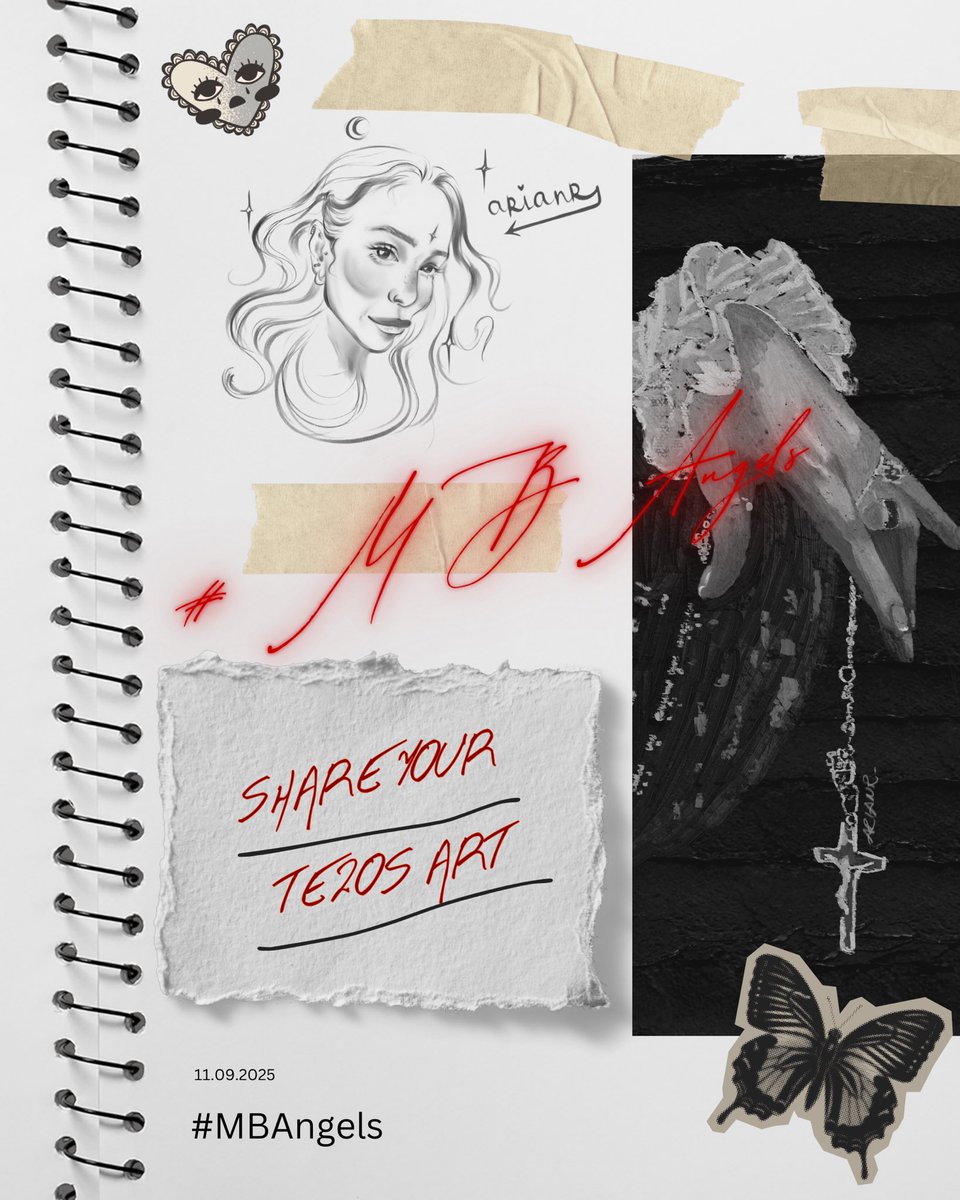 GM souls ✨

this week an angel brushed against me, and now i feel called to go on a journey through #MBAngels 😻 show me your TEZOS creations, i’m opening the gates to discover unseen voices. 

tag 2 fellow spirits, so the circle widens and the light spreads ❤️‍🔥