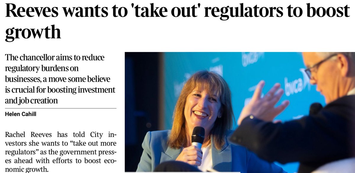 Chancellor boasts she ‘got rid of’ Payment Systems Regulator (in fact it’s still part of <a href="/TheFCA/">Financial Conduct Authority</a>) bit.ly/42gHeuc even though its last act was making banks reimburse 99% of fraud victims. Also that she has ‘severely’ weakened the <a href="/financialombuds/">Financial Ombudsman Service</a> which resolves disputes