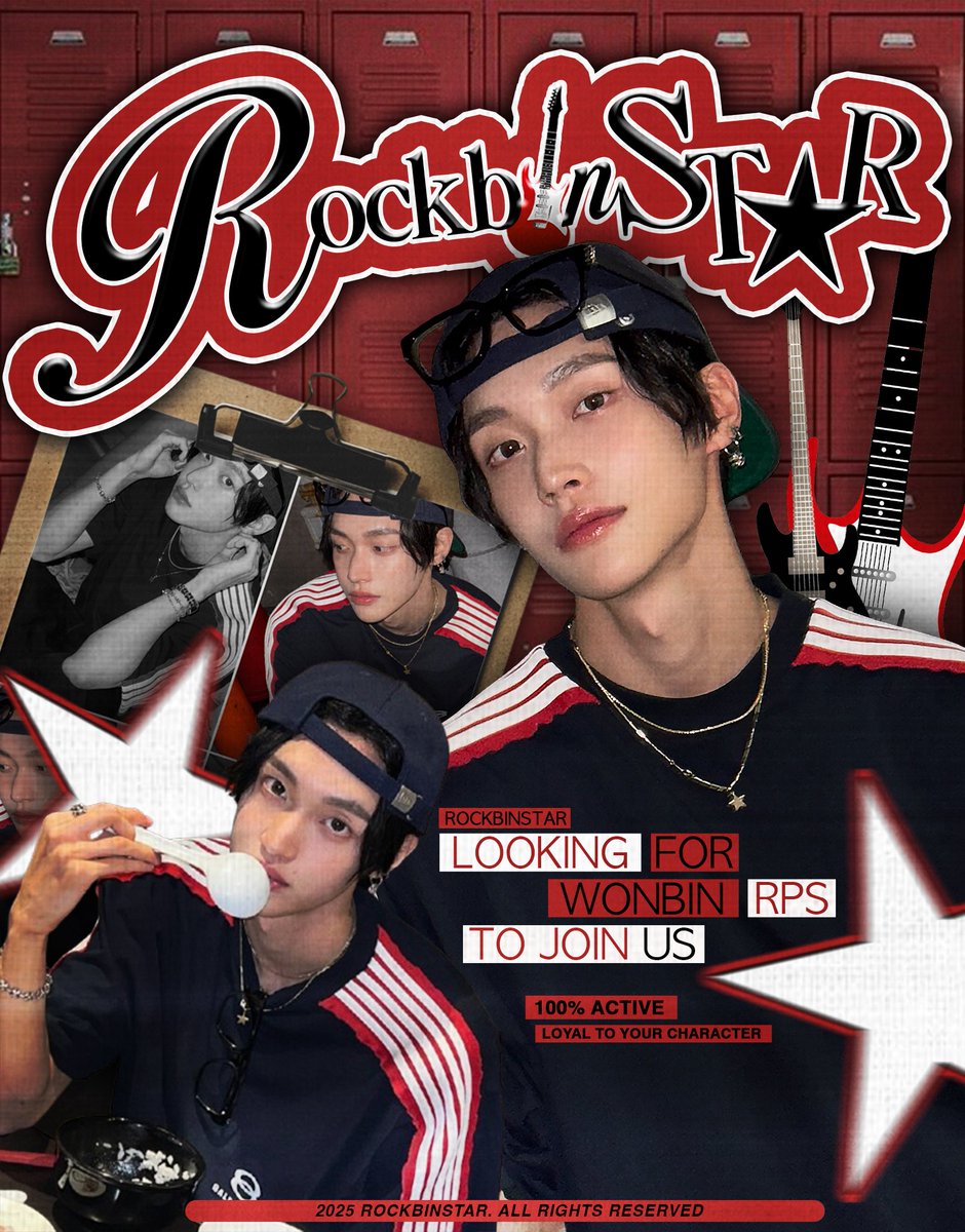 ROCKBINSTAR's tweet image. ★🎸: The doors to 𝐑𝐎𝐂𝐊𝐁𝐈𝐍𝐒𝐓𝐀𝐑 are now open, and we are searching for 𝘙𝘰𝘤𝘬𝘴𝘵𝘢𝘳 souls who are both active and loyal, no matter if you&apos;re a selfol or not, so please leave a trace below to join. We&apos;re also looking for lovely SQ/OA to be our friends. Thank you!