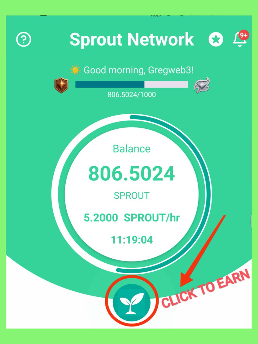 I am seeing huge potential in this project - @SPROUT_NETWORK. 
The team stick to their words and road map. 

Don't regret later, join now. Next halving is in few days as total users cross 10k. 

✅ Invitation code: web3ceo 

👉 Download from playstore 👇

play.google.com/store/apps/det…