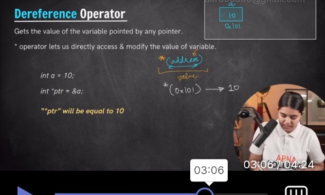 KumarAkash69928's tweet image. Day 9 of My 100daycoding Challenge.

Day9 - Today I learned  about pointer concept and also know about pass by value , pass by pointer and pass by refrence in cpp.
And solve assignment questions.

#100DaysOfCode #LearningCpp #DSA #ApnacollegeX