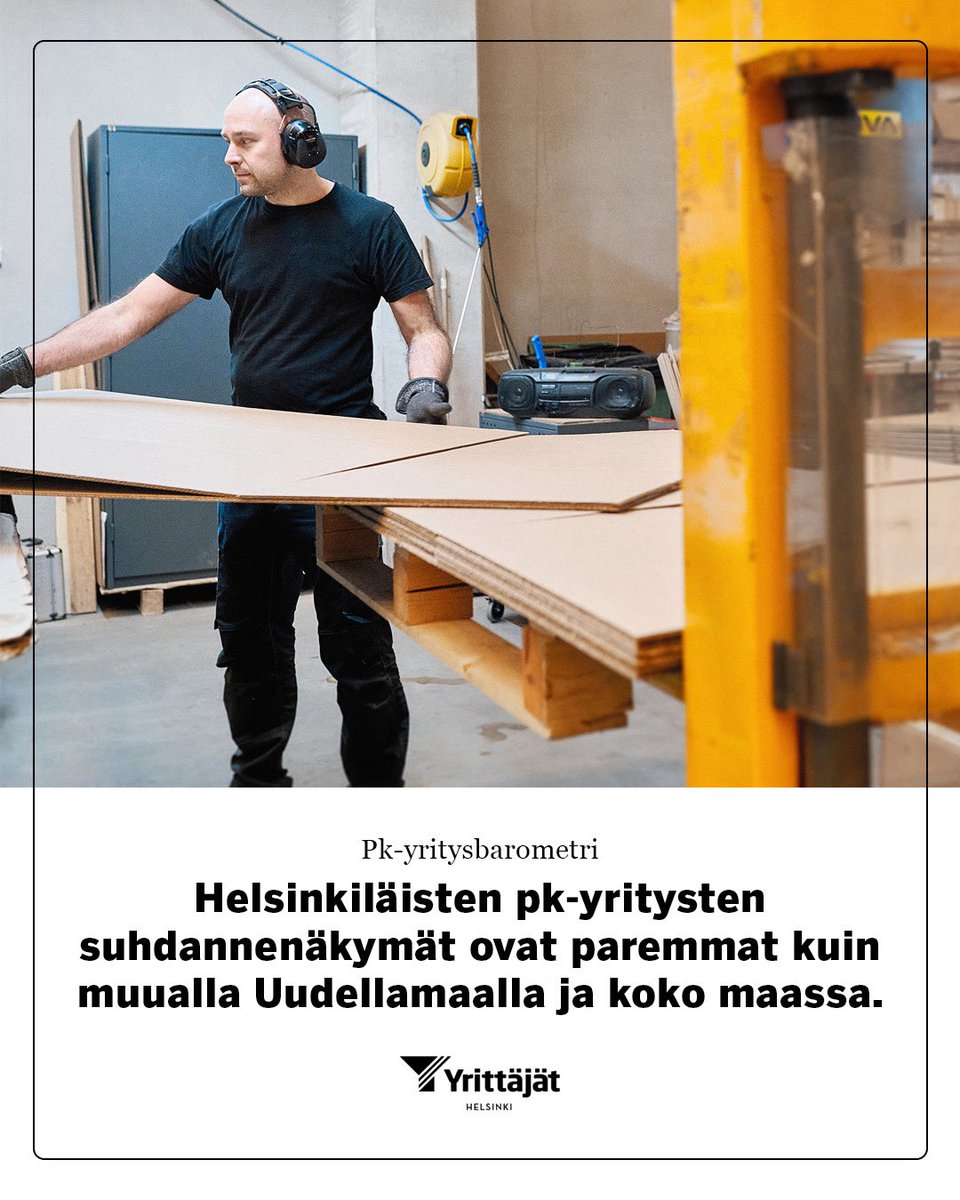 Pk-yritysten suhdanneodotukset ovat nousseet hieman viime keväästä koko maassa, osoittaa syksyn Pk-yritysbarometri. Lue lisää: yrittajat.fi/uutiset/pk-yri…

#yrittäjät