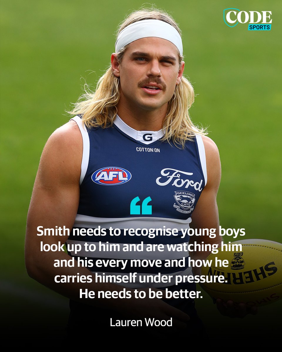 superfooty's tweet image. Bailey Smith doesn’t have it easy, but this latest outburst isn’t hard to parse — he flew off the handle, and was disrespectful and unbecoming. 

Both Geelong and the AFL can’t walk past it, writes @LaurenHeraldSun.

STORY 👉 bit.ly/46owvPQ