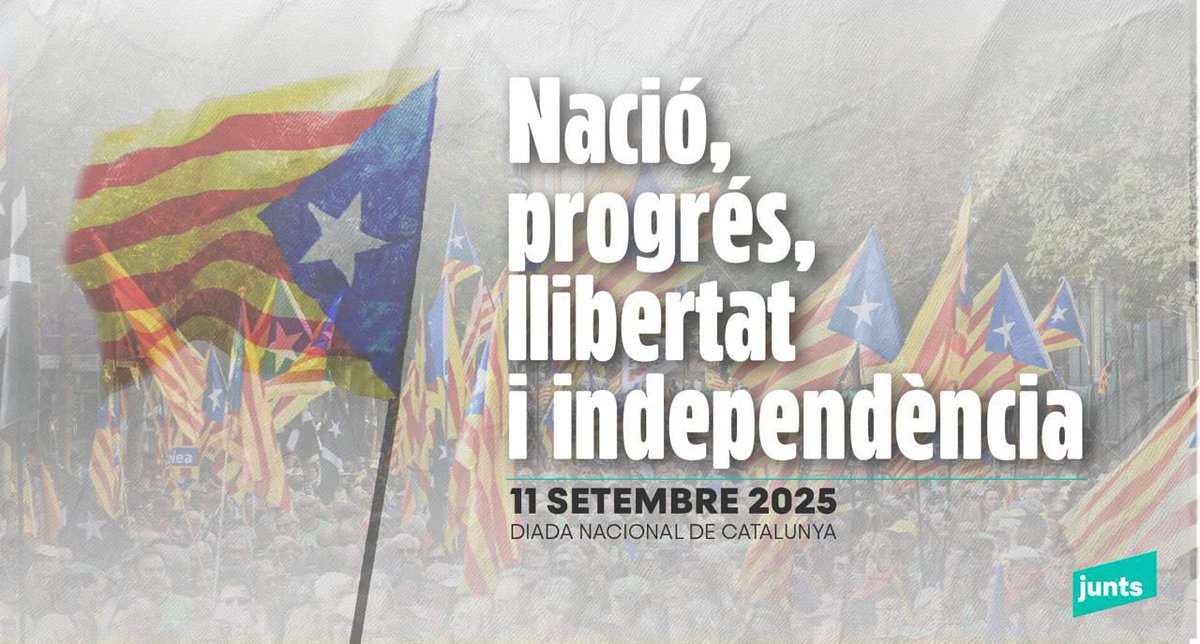 JuntsArenys's tweet photo. Bona Diada a tothom ❤️

#junts
#11s2025
#juntsarenys https://t.co/cImEZ3Vo5N