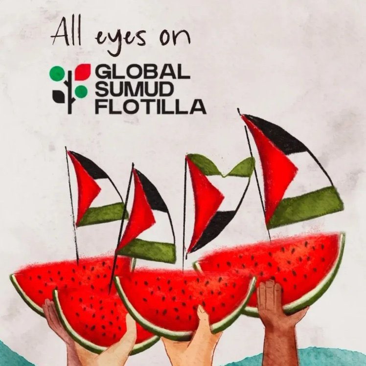 #ProtectSumud 
#SumudForGaza 
#GlobalSumudFlotilla 

🇵🇸 🇹🇷 ⛴️