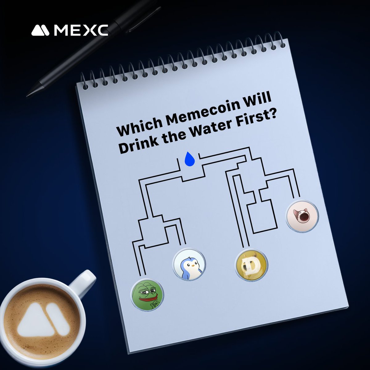 Pop Quiz: Which trending #memecoin will drink the water FIRST?

Drop your answer, legends 🫡