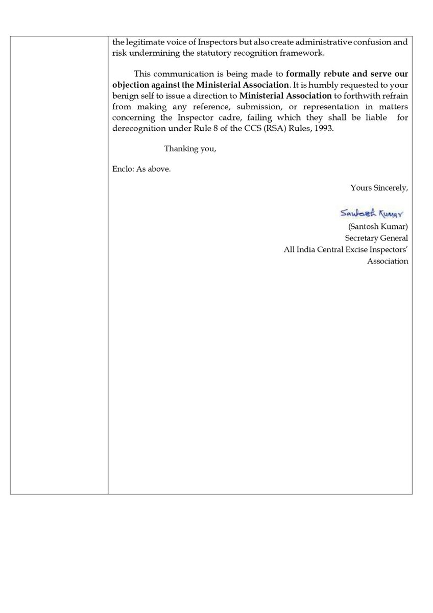 All India Inspector’s Association tweet media