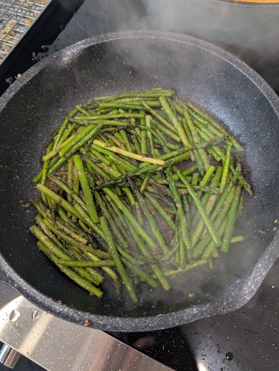 Haven't drawn anything in a bit so have some food I made for dinner. Rice, orange chicken, sweet and sour chicken, orange glazed beef and asparagus!