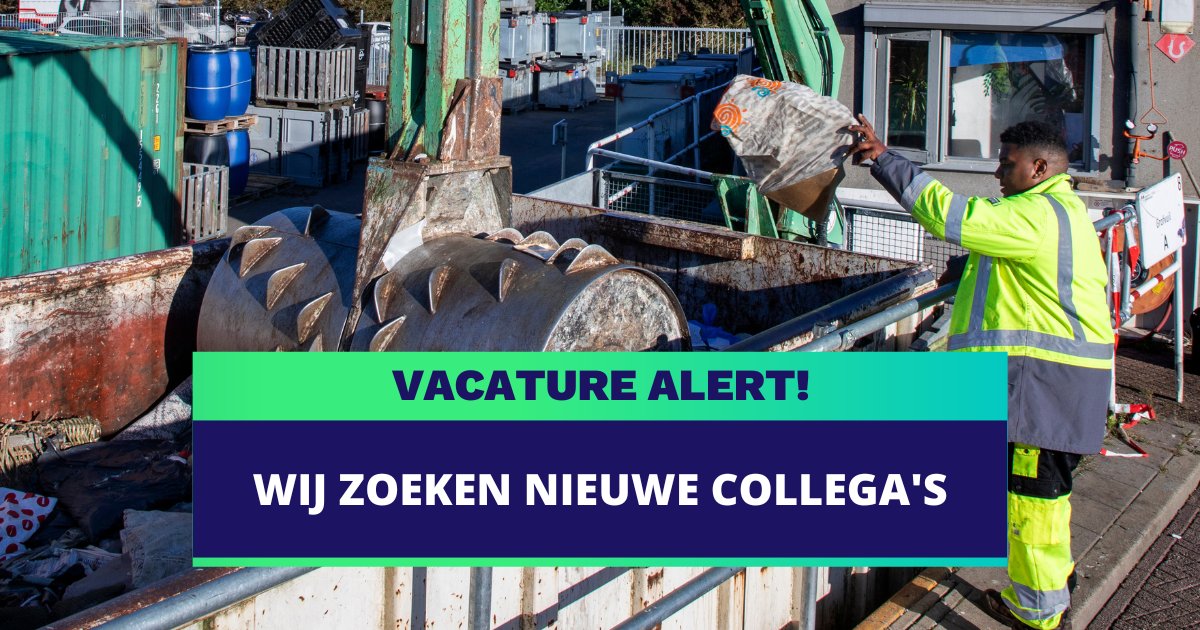 BAR Afvalbeheer zoekt nieuwe collega’s die houden van aanpakken. Wij zijn op zoek naar:

📌 Chauffeur inzameling

📌 Meewerkend voorman/vrouw afvalaanbiedstation Barendrecht

👉ℹ️  bar-afvalbeheer.nl/werken-bij

#barafvalbeheer #barendrecht #ridderkerk #albrandswaard