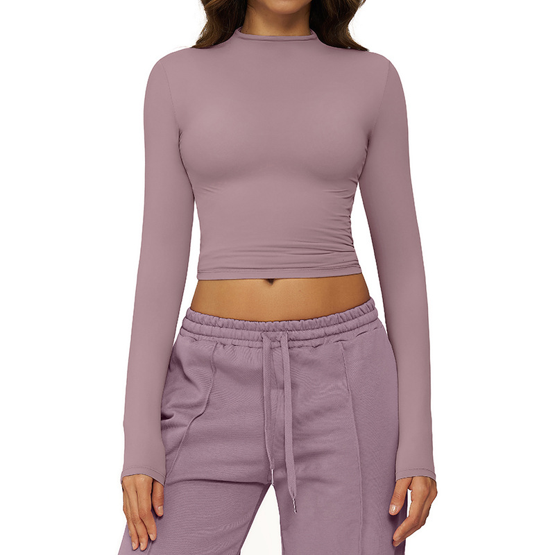 Aloysroland's tweet image. European and American cross-border quick-drying fitness sports long-sleeved tops high collar tight outer wear all-match long-sleeved yoga clothes #european #crossborder #quickdrying #fitness #sports #longsleeved #top #highcollar #tight #outerwear #yogaclothes #yogaunderwear