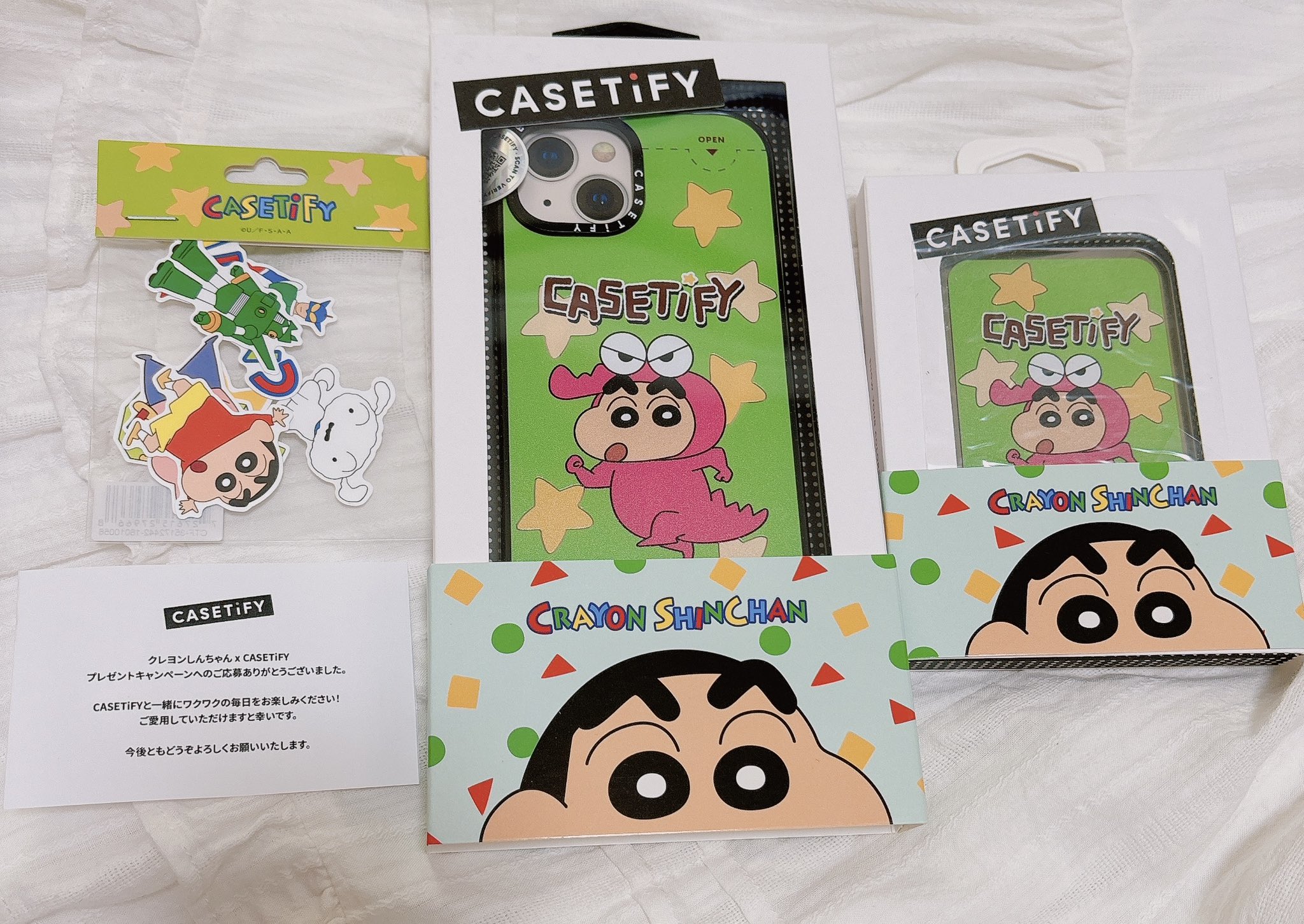 クレヨンしんちゃん CASETiFY セット CASETiFYが「クレヨンしんちゃん」のiPhoneケースやAirPods