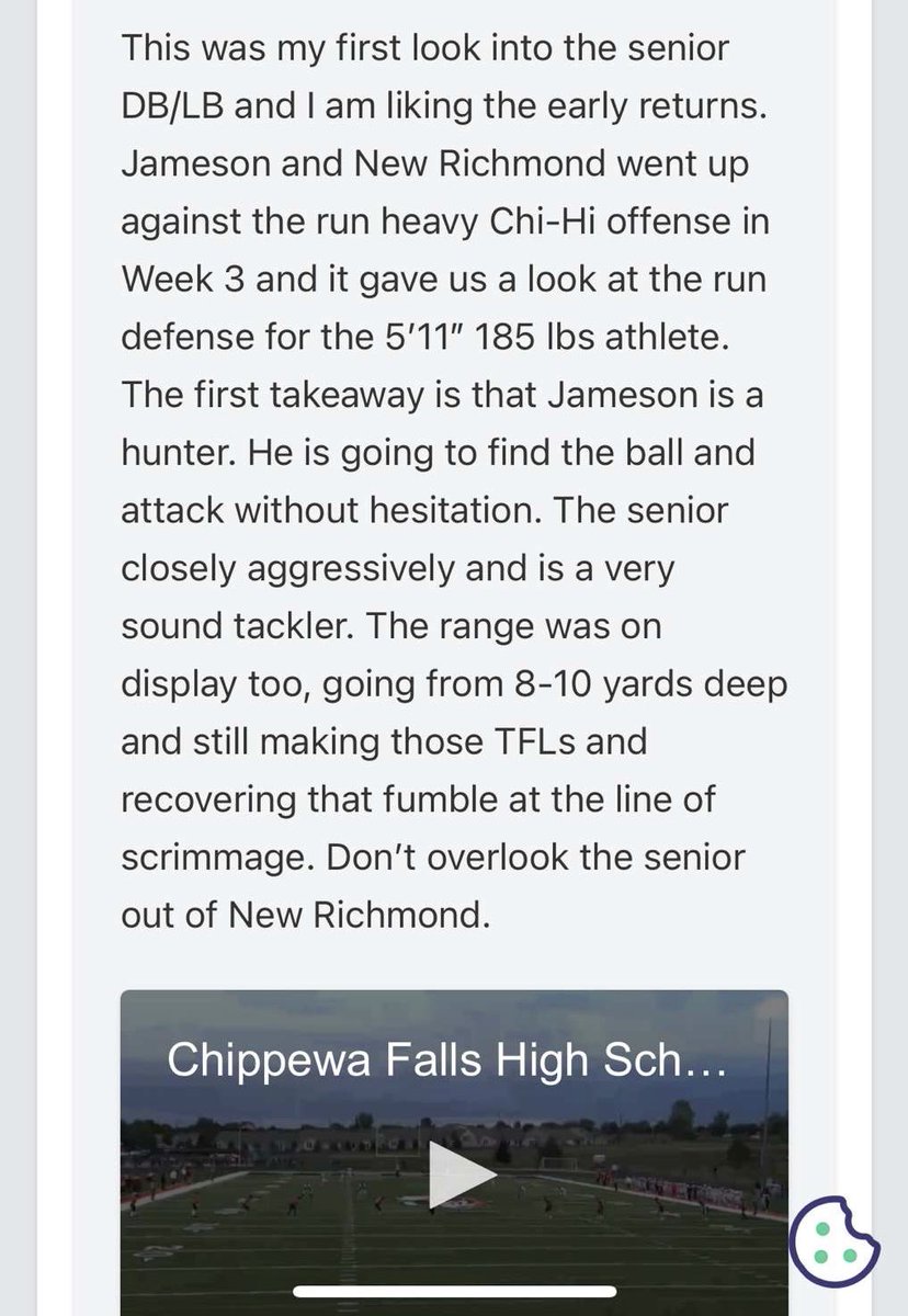 Thanks for the mention <a href="/PrepRedzoneWI/">Prep Redzone Wisconsin</a> <a href="/MJ_NFLDraft/">Mark Johnson</a>