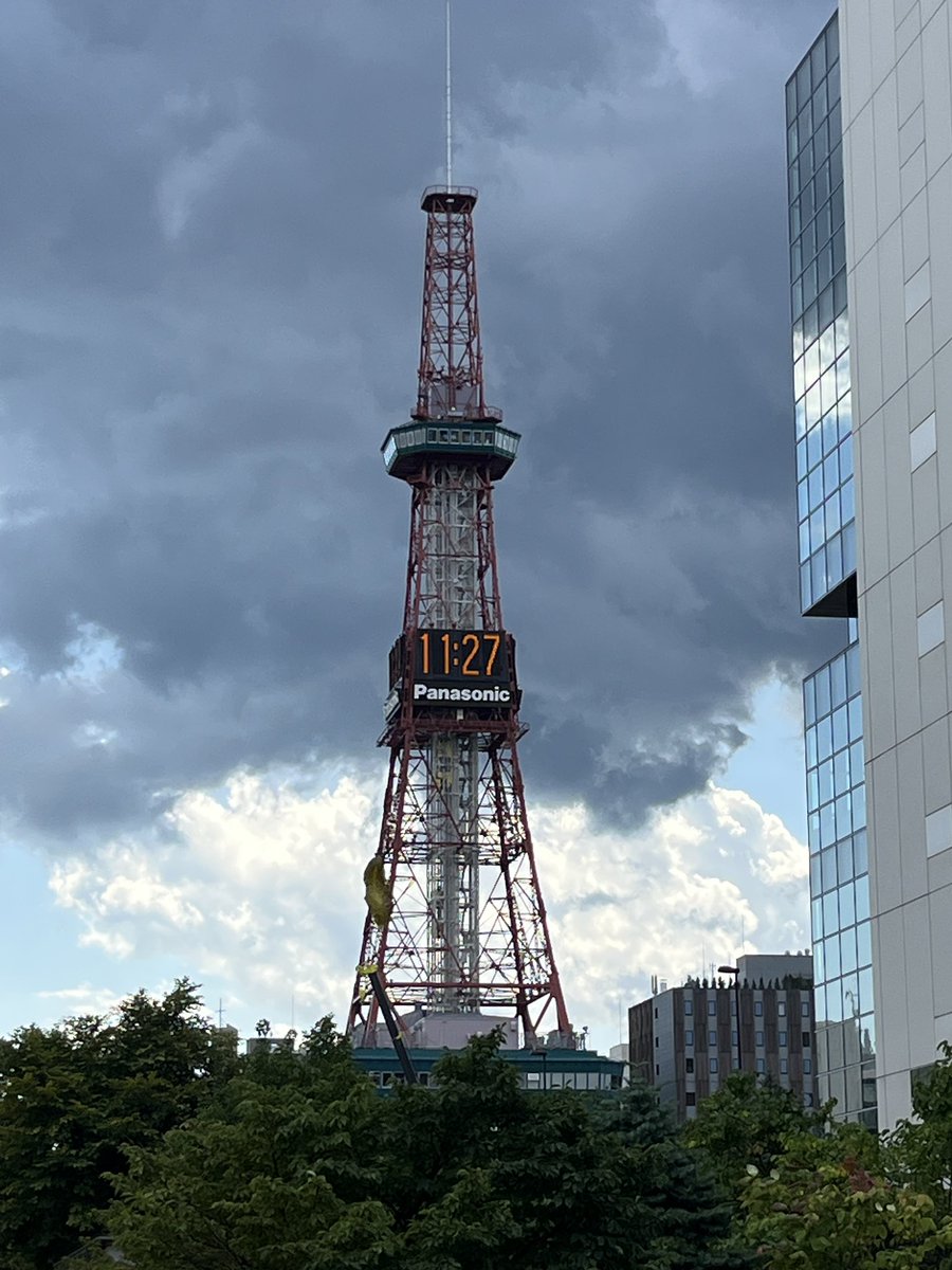 ryu_fa's tweet image. 札幌、曇ってるのもあると思うけど、涼しくて過ごしやすい。東京とはエライ違う。