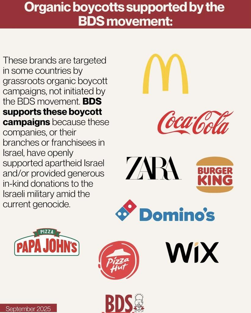 dearmeanna's tweet photo. Keep Boycotting
#FreePalestine
#Gaza
#Keepboycott https://t.co/qPgJ4PmD5E