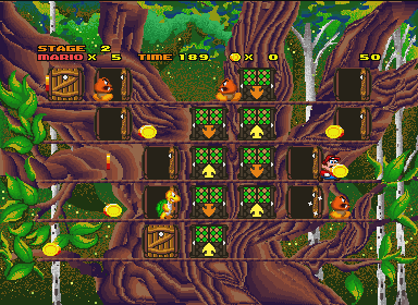 Much of the backgrounds were developed by Trici Venola after she became visually unimpressed with the game's initial version, calling it "mechanical and cold", and the scrapped cheese hotel in particular "awful".