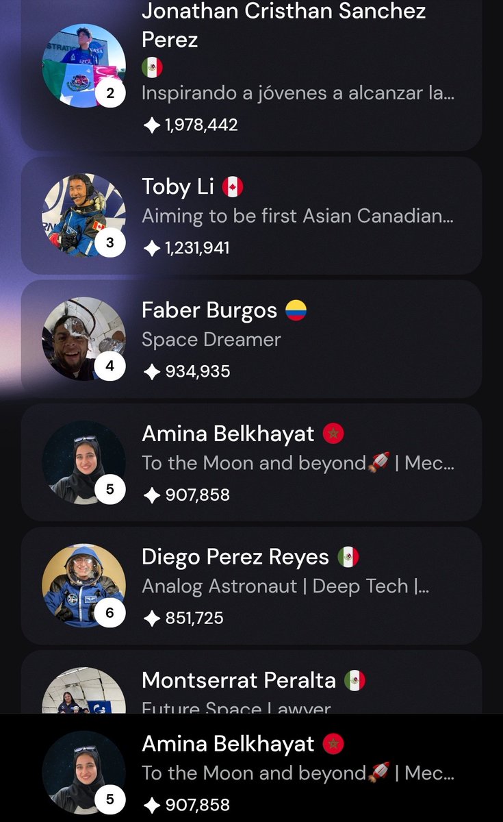 Almost le 1M !!! 🇲🇦🚀 
Keep up...
#SERASpace