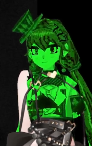 GerardrockO's tweet photo. Daiya (on her radioactive form) and her singular lead covered arm
#RollTheDais https://t.co/TS30bq3GxE