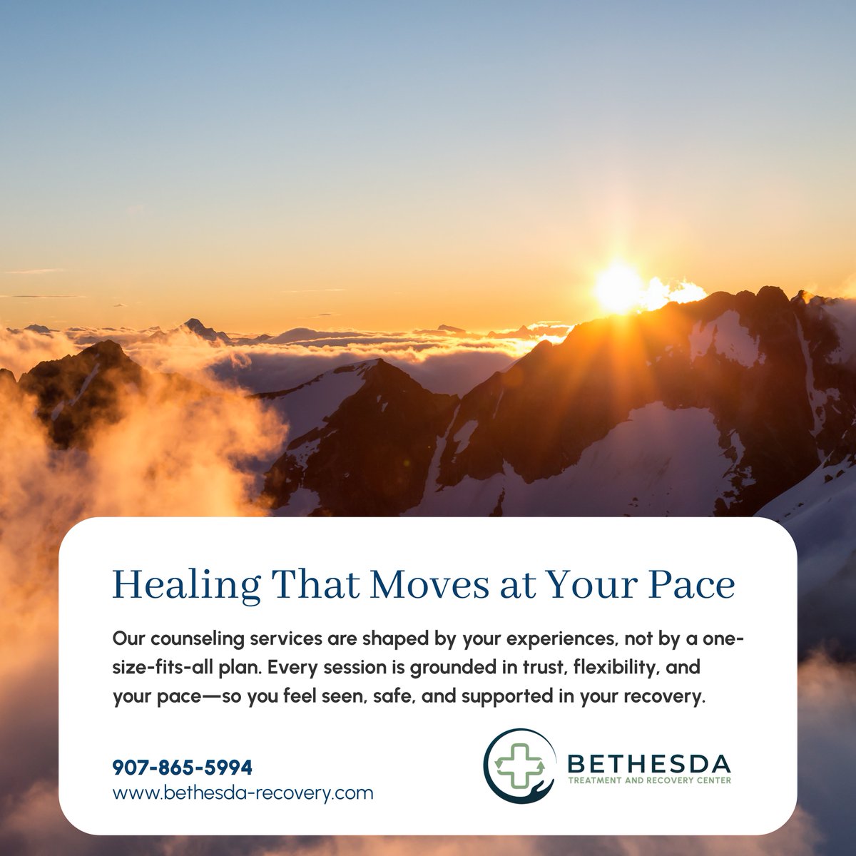 bethestreatment's tweet image. 💬 When therapy respects your voice, healing becomes real. We listen, adapt, and walk with you—because your story matters. At Bethesda, counseling isn’t about fitting in—it’s about being yourself. 🌟

#AddictionRecoveryCenter #AnchorageAK #PersonalizedCare #TherapyThatHeals