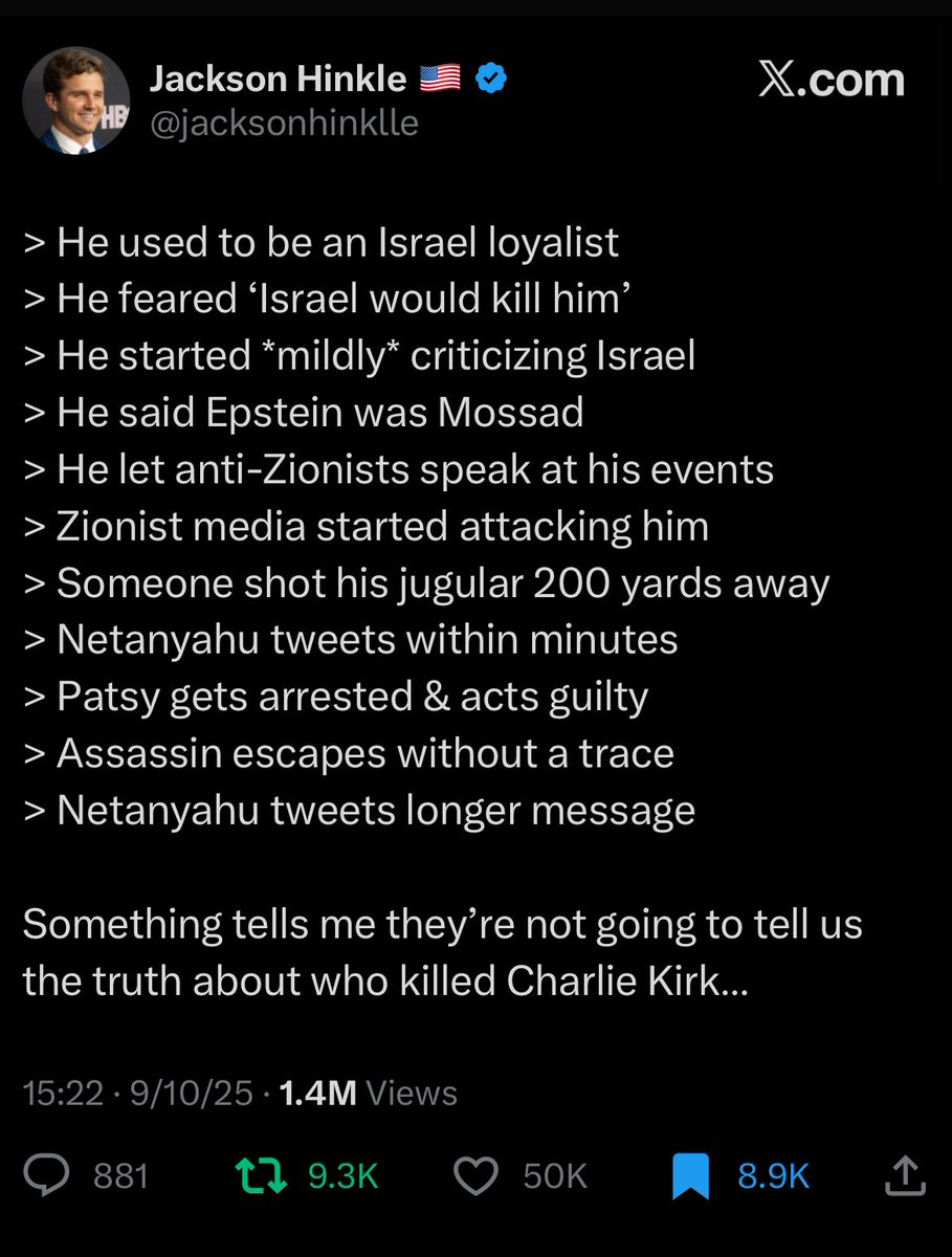 TheGentile_'s tweet photo. @NickJFuentes Is it too soon to blame Israel? https://t.co/Cd3pdsCdLG