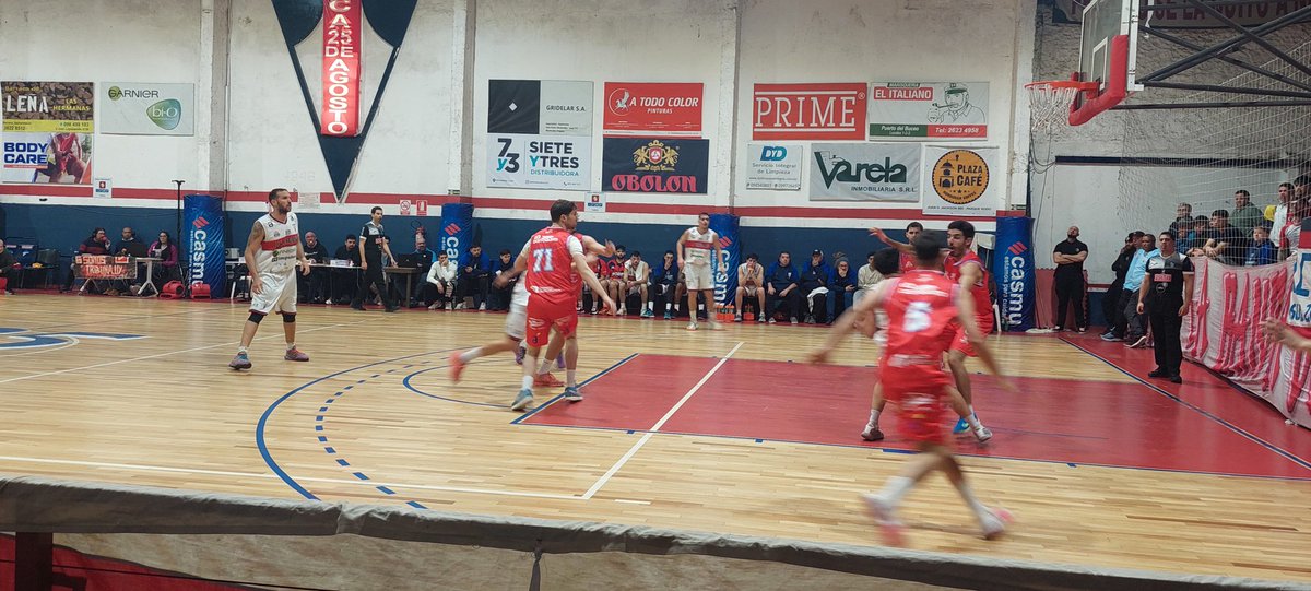 Triunfo de <a href="/25deAgostoCA/">CA 25 de Agosto 🔴⚪️</a> sobre <a href="/ATENEOPIRIA/">Ateneo Piriapolis</a> 100-96 luego de alargue en 86 por <a href="/DTAFubb/">DTA</a>. Ignacio Castro 27 pts,3 asist,Rodrigo Cardozo <a href="/Rcardozo5/">Rodrigo Cardozo</a> 26 pts,12 reb,Geronimo Viera 23 pts,4 reb. En Ateneo Federico Magallanes 20 pts(6/13 Triples), Ivan Gadnich <a href="/NachoGadnich/">.</a> 20 pts,6 reb.