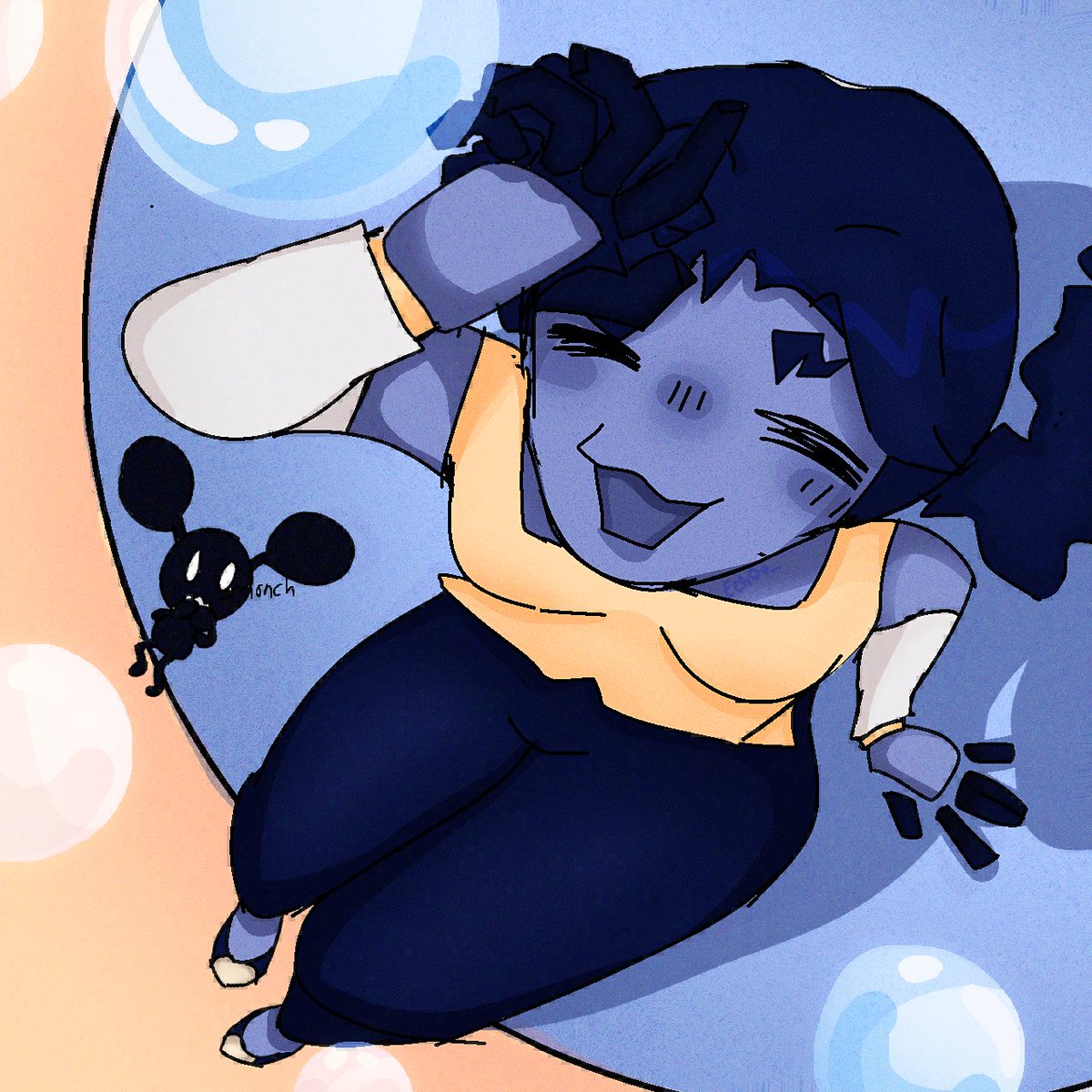 kako_ph0ny's tweet image. COOONNI COOONNI COOONNI COOOONNI!!!!
(art for @CONCERTNNI&apos;s bday!! original character by @TheJakeneutron)
i wasnt planning on drawing splotch, but he just kinda appeared.. wonder how that happened.

#neutronnexus2 #conni #teamneutron