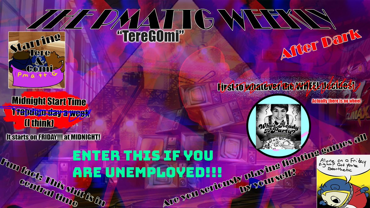 GngrProd420's tweet photo. Looking for a #2xko Weekly!!!
Free entry! MIDNIGHT START ON FRIDAY!

LInk in reply! enter if you are unemployed :) https://t.co/7zTTxPQVYC