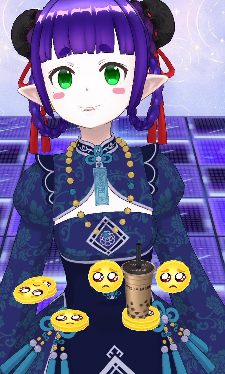 午前休！朝枠☀️
ぴえんコースターの売り子🥺🥺🥺
タピオカ付き🧋