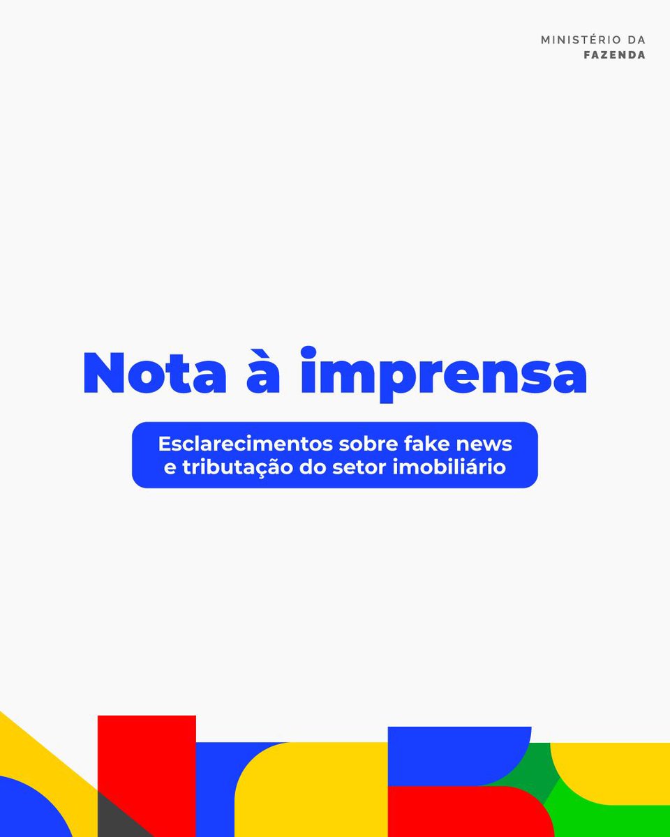 É falsa a informação de que haveria uma “nova regra da Receita” que “eleva IPTU e imposto de heranças”. O IPTU é um tributo municipal, que somente pode ser majorado nos termos da lei de cada município. 🧵