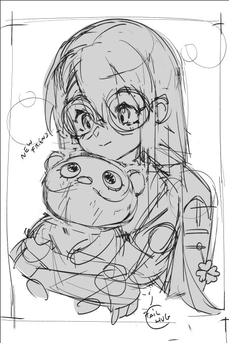 plant_project0's tweet photo. Some rough sketches of Plan and Komame's artworks✍️ #ProjectPLANT #rkgk #oc #anime #originalcharacters https://t.co/sBOq9bmv91
