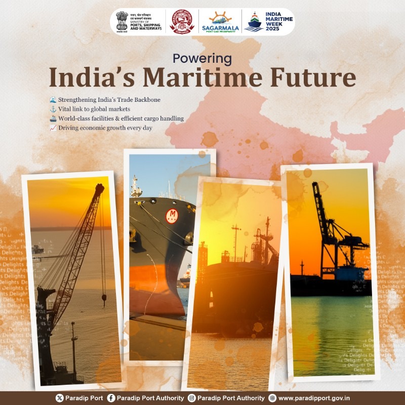paradipport's tweet image. 🌊 Powering India’s Maritime Future
Paradip Port is more than just a trade hub—it’s the backbone of India’s global connectivity. By handling cargo efficiently and driving industrial growth, we continue to shape a stronger maritime future for the nation. ⚓
🔹 Strengthening…