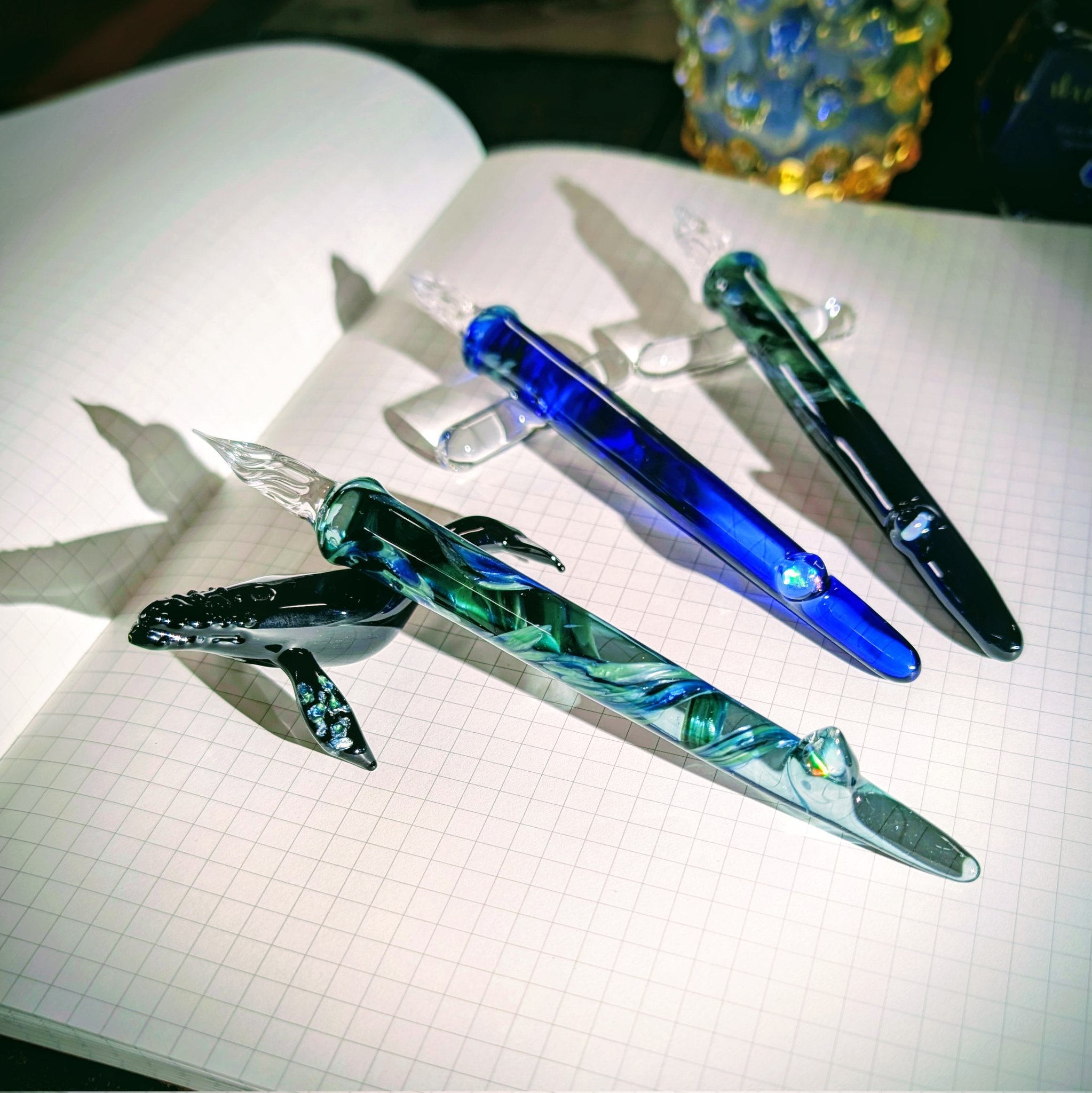 【穂坂英樹】白猫のガラスペン 穂坂英樹】白猫のガラスペン