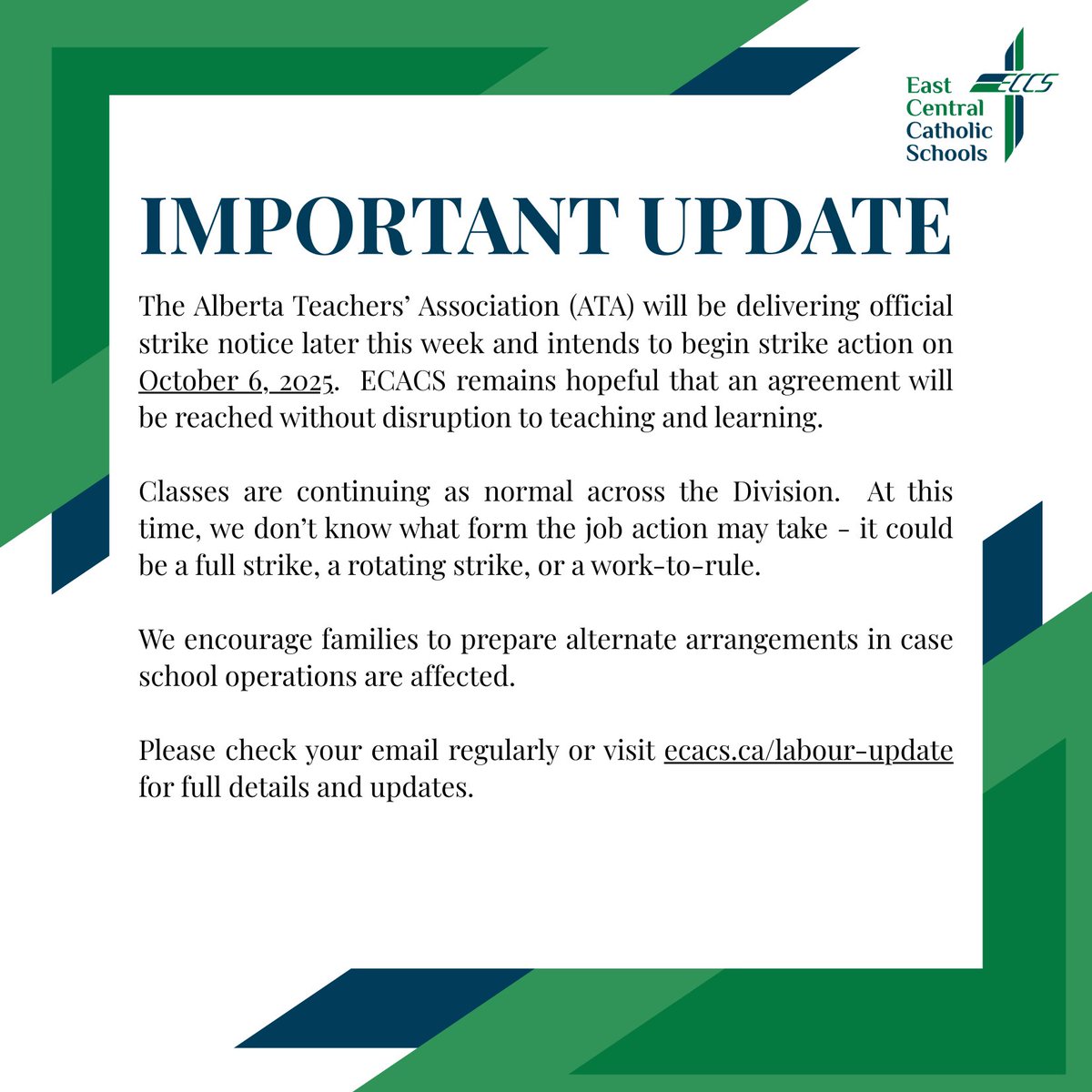 East Central Catholic Schools tweet media