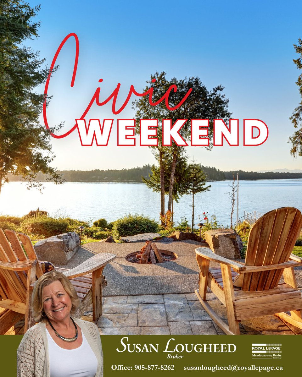 SusanLougheed's tweet photo. Wishing everyone a happy and safe Civic Long Weekend! 🇨🇦☀️

Whether you're spending time with friends or family, getting out for a hike or round of golf, or  up at a cottage — I hope it’s exactly what you need. https://t.co/9xJOnpW2IY