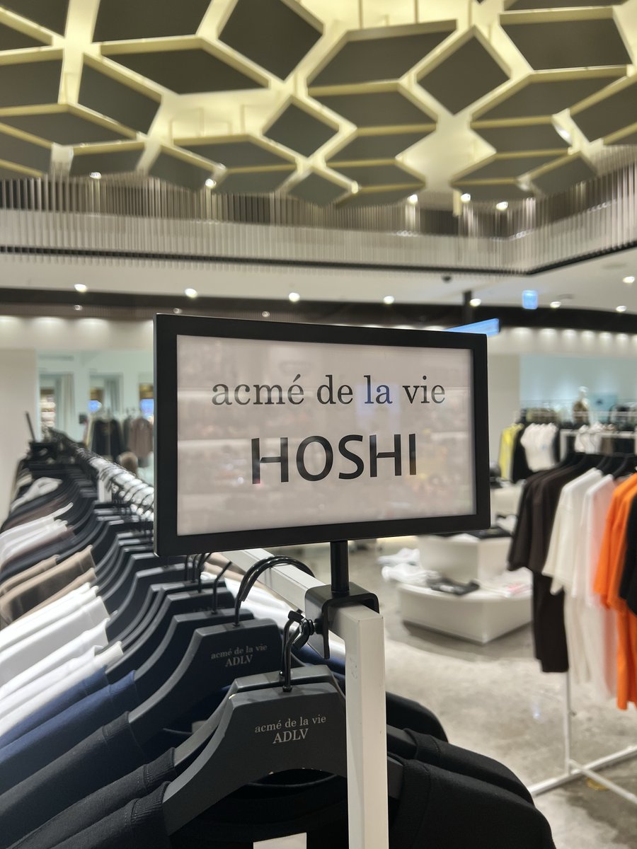 ADLV Ginza POP-UP 本日16時～ #HOSHI 着用アイテム再入荷👕🐯 購入者