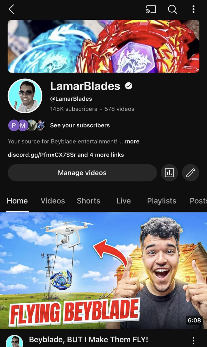 LamarTheGoob's tweet photo. @Cloud9 I’m one of the largest Beyblade content creators in the world. Let me know if there is anything I can do 👀 https://t.co/7oroMTNFFe