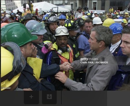 Thread (1/4)

Do you remember #September11 2001? For one moment,we clung to each other as #Americans, party/ ideology aside. We united to save each other.  We united for love. 

I didn't vote for this man. But in this one moment,  I saw the best of America 🇺🇸

(14 September 2021)