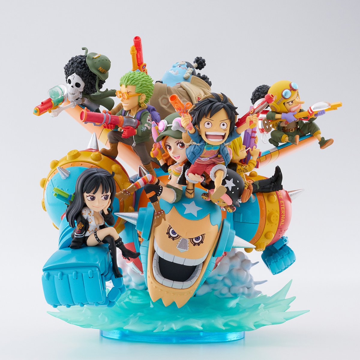 フィギュアページに「モンキー・D・ルフィ」「フランキー」ほかの