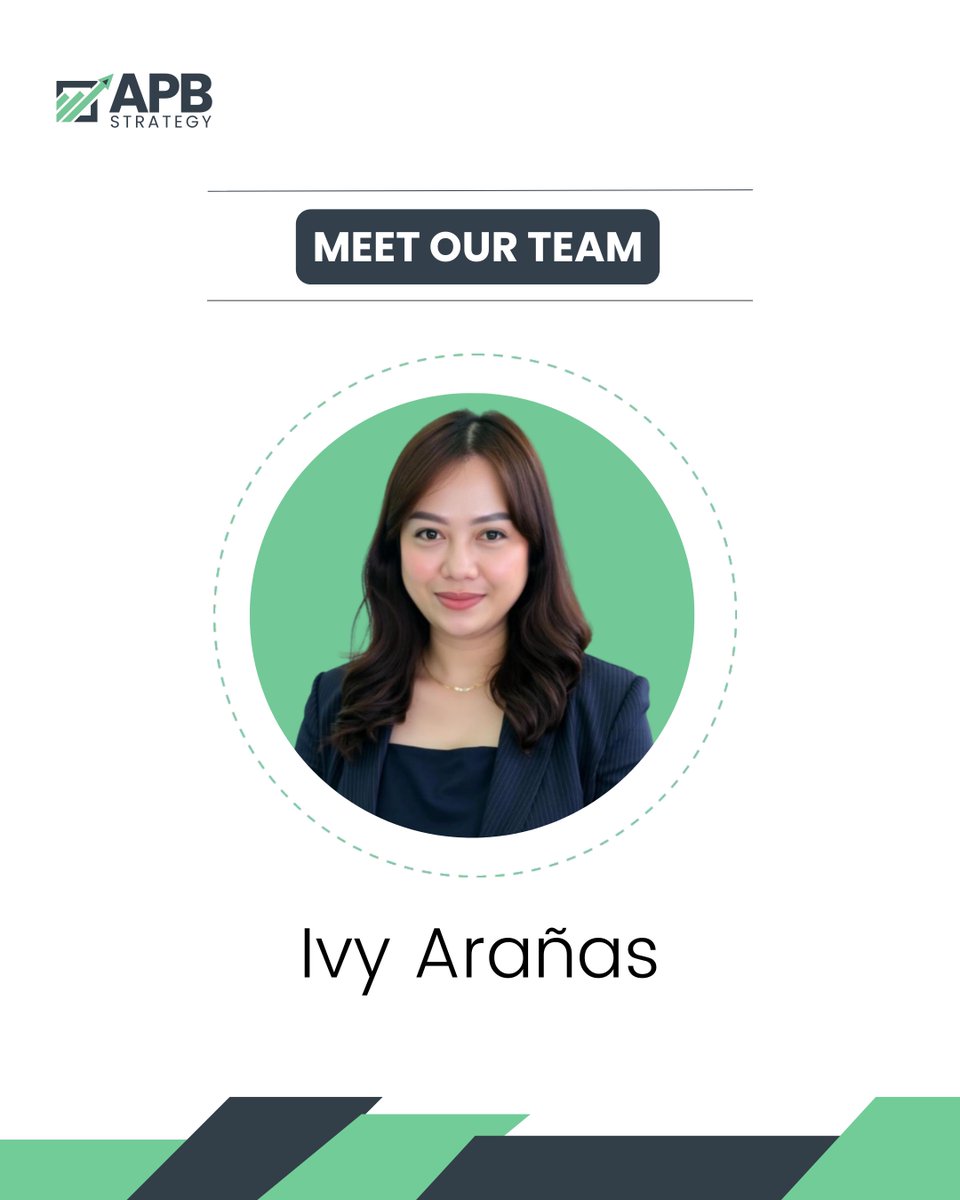 APBStrategy's tweet image. Meet Ivy 🌟 Our Senior Consultant! With experience across waste management, IT &amp;amp; cloud, she brings sharp skills &amp;amp; a people-first approach. Connect with Ivy for opportunities! 

#MeetTheTeam #Consulting #FacilitiesServices #BusinessDevelopment #ClientSuccess #APBStrategy
