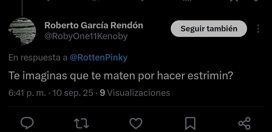 Ah, la típica amenaza chinga-quedito que les permite arrojar la piedra y esconder mano si son confrontados.

Si me van a amenazar, tengan por lo menos los huevos de decirlo de manera clara.

En fin, bloqueado por pendejo.
