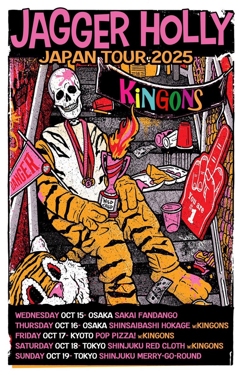 1ヶ月後はJAGGER HOLLY来日!!】 JAGGER HOLLY JAPAN TOUR 2025 □10/15