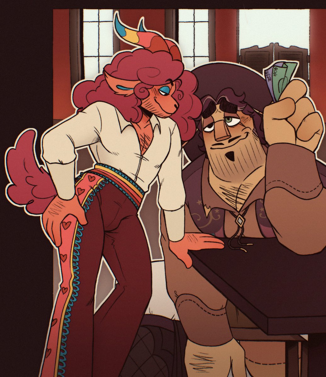 Qelo_draws's tweet image. Brock x Jesus 🤠💕

Jesus by @ClownGoat_ ❤️
#welcomehomepuppetshow #puppetoc #furryoc