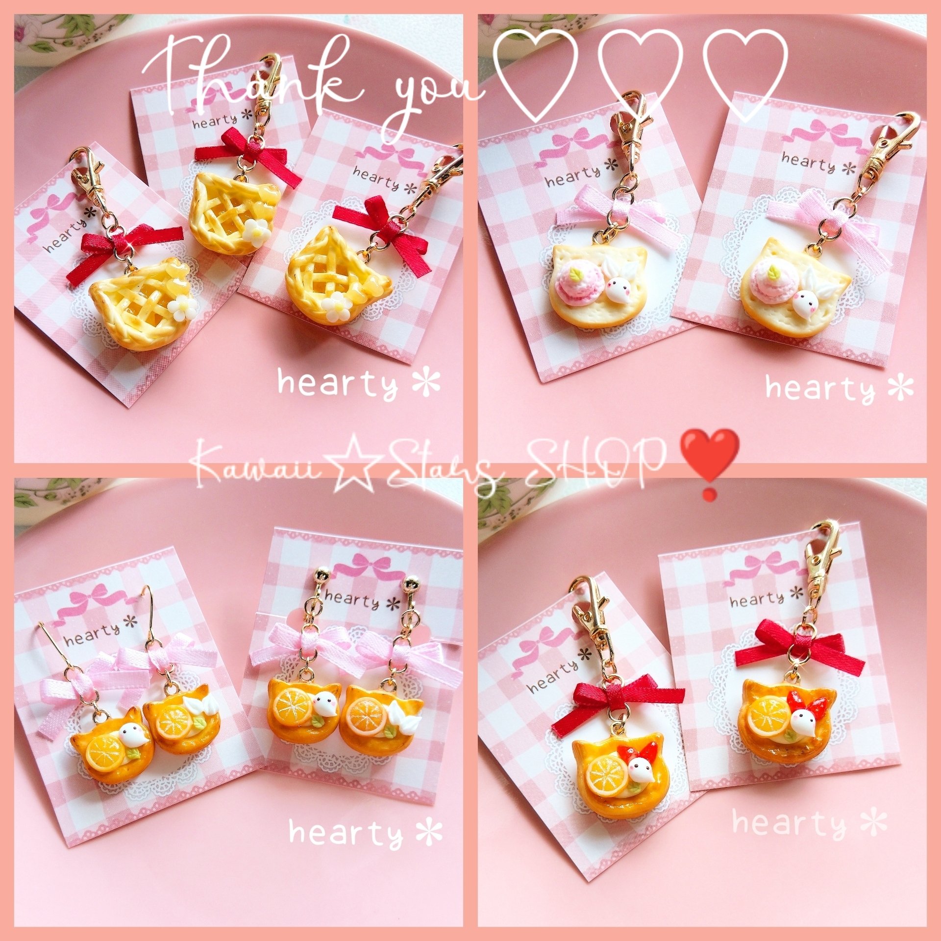 専用❁ハンドメイドになります❁
リングチャーム　Cat　C 可愛いだけじゃだめですか？なアイドル猫ちゃんブローチができ