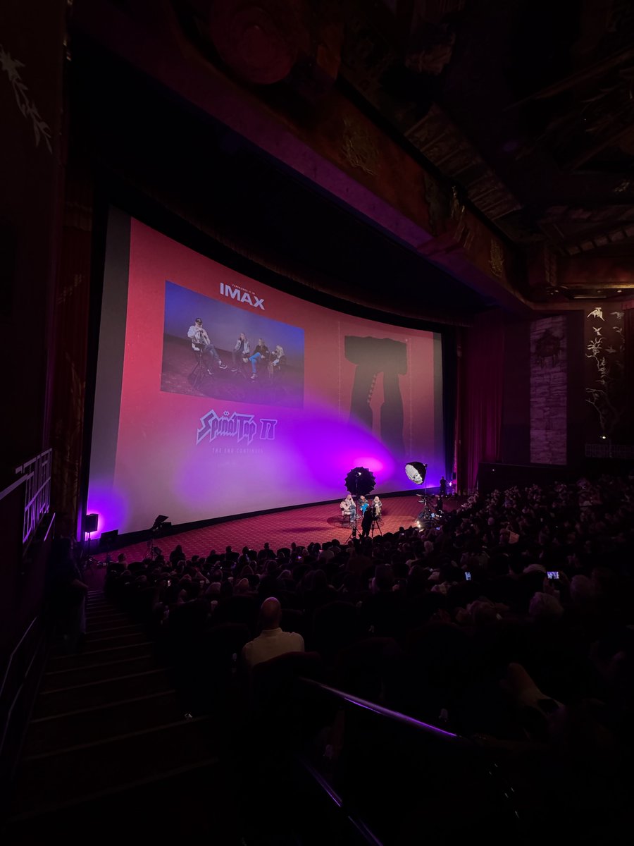 ChineseTheatres's tweet image. #SpinalTapII The End Continues #IMAX Live with the band!