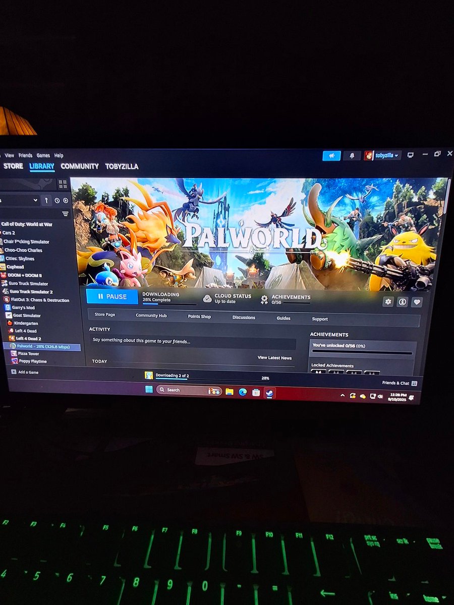 Just bought palworld and am currently installing it on my computer
