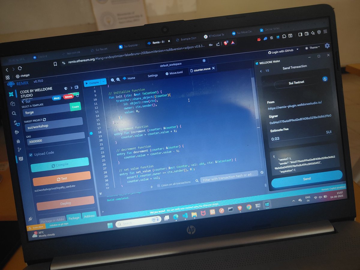 EmmanuellDev's tweet photo. Howdi @firstmovers_ 
Minted my first NFTs on #Sui 🎉
Not just minting – added history, ownership &amp; extra features into my NFT website 🛠️
This workshop got me building non-stop! 🔥🔥🔥

GitHub:- https://t.co/b5fmMeRRE9 https://t.co/68RDUv900Z