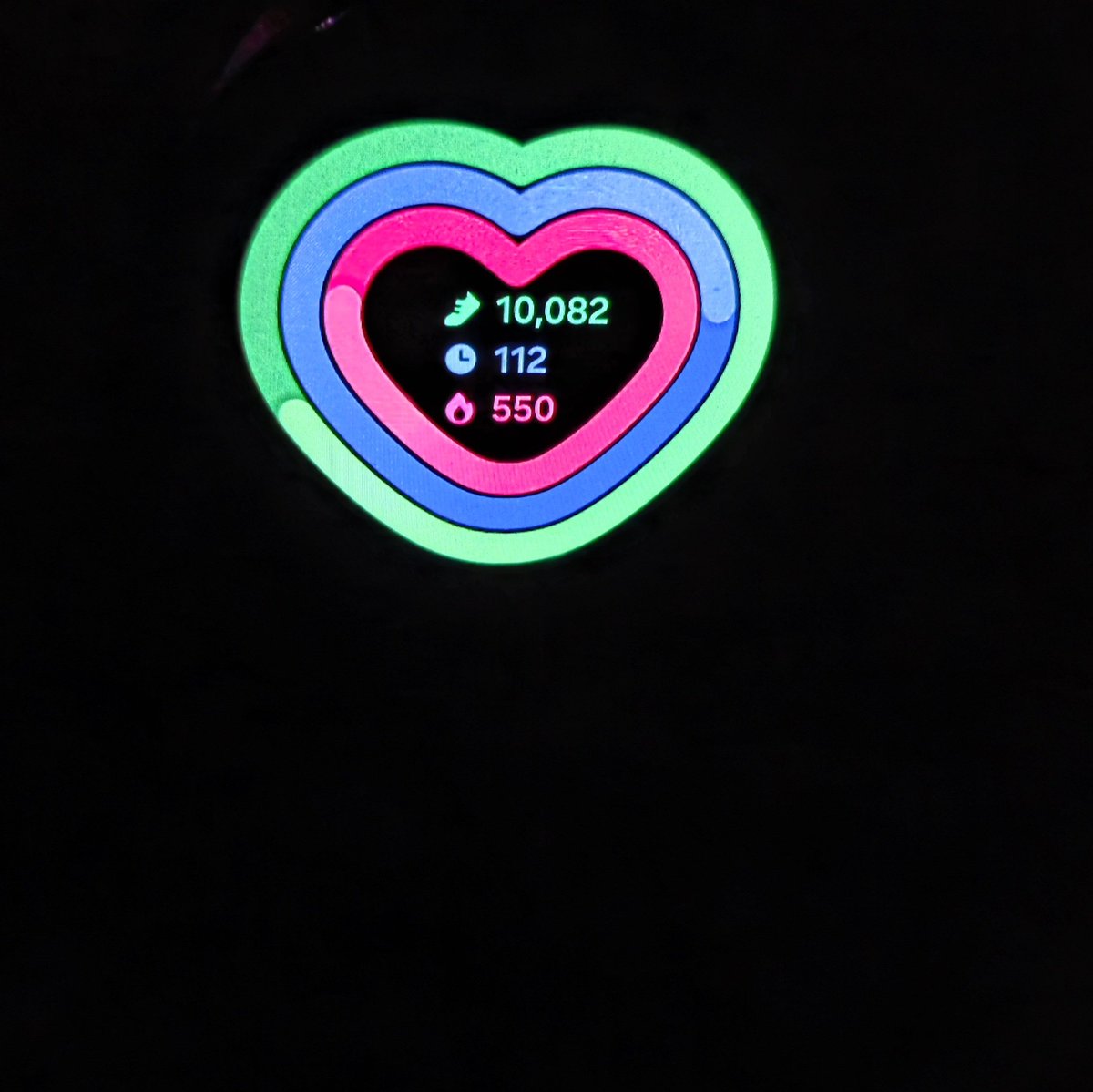 Hit my goal for night 10,000 steps.  Time for bed Legends!