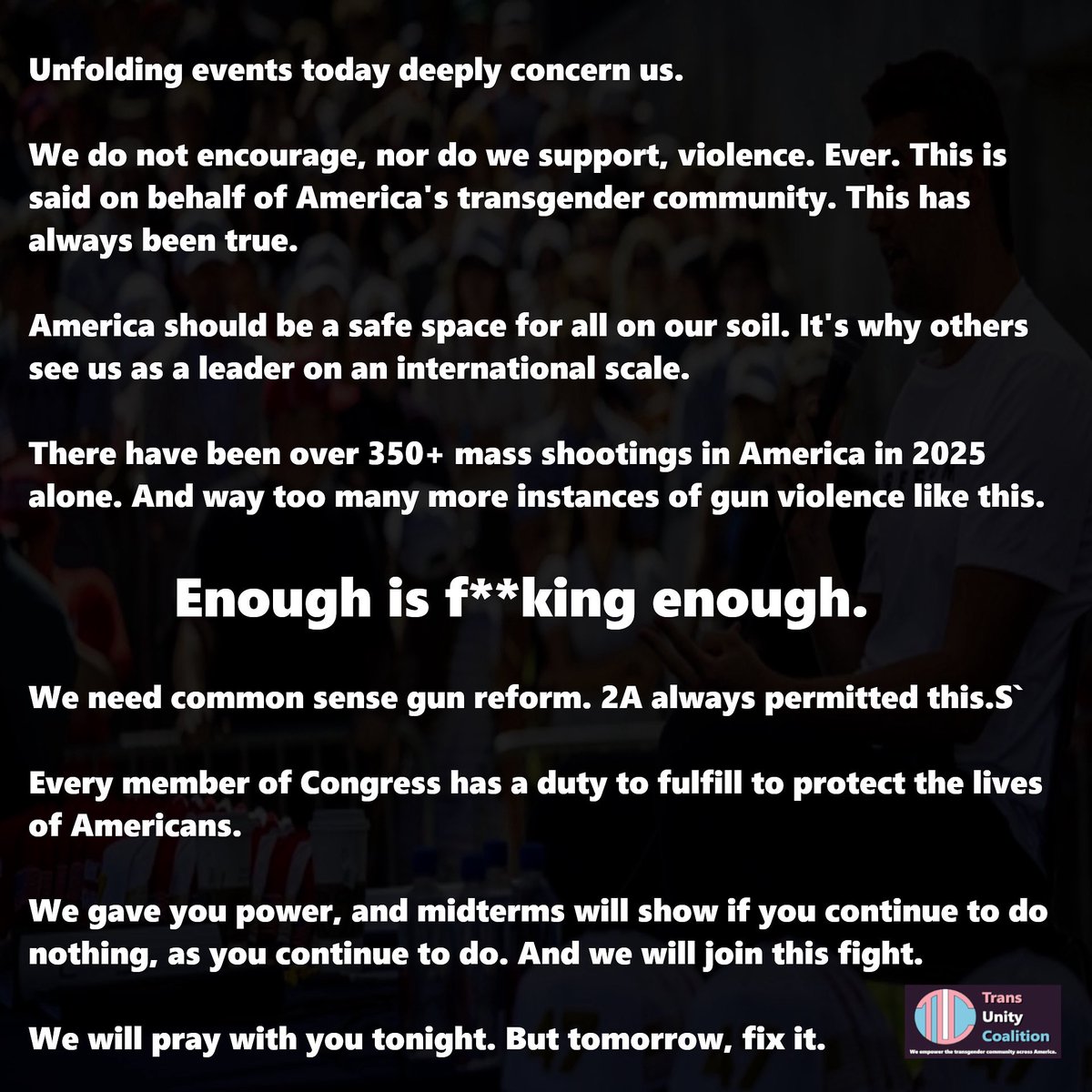 Trans Unity Coalition tweet media