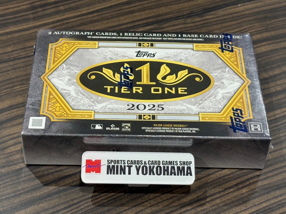 新品未開封】2025 Topps Tier One×1箱