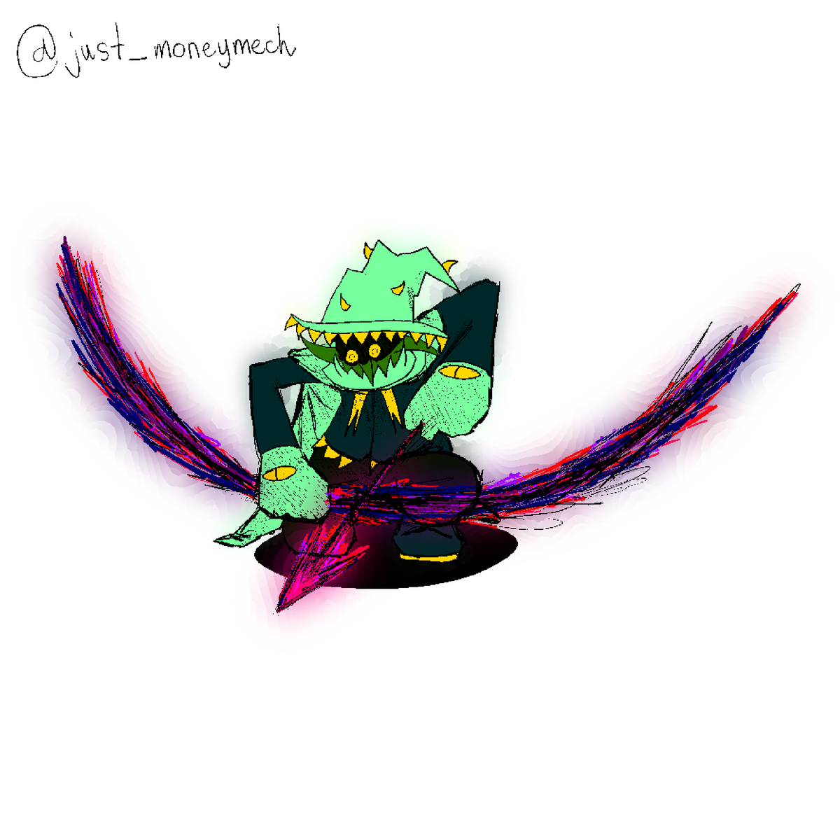 Just_MoneyMech's tweet photo. goblin warlock archer concept https://t.co/3FDdm2wD5N