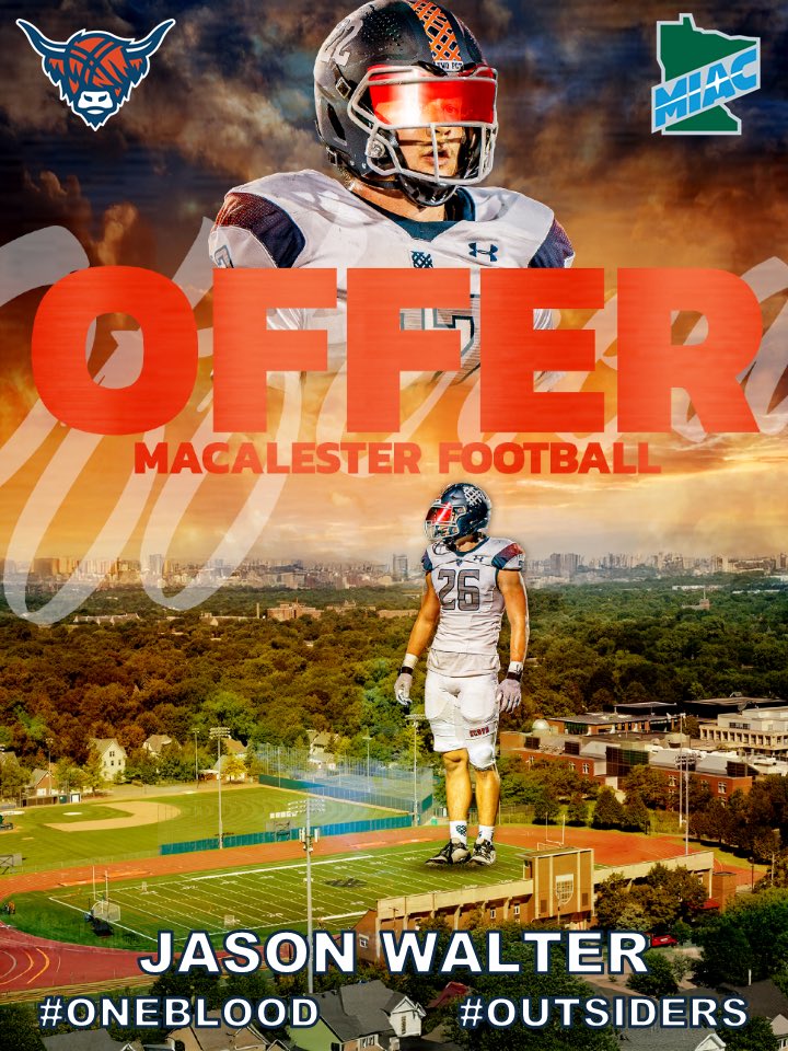 Jason Walter (@j_walter2026) on Twitter photo After a great call with Coach <a href="/Phil_Nicolaides/">Phil Nicolaides</a> I’m grateful to receive an offer from <a href="/MacalesterFB/">Macalester Football</a> Thank you! <a href="/coachmslaughter/">Mahlon Slaughter</a> <a href="/PBHS_FB/">Poston Butte Bronco Football</a> <a href="/CoachZachStall/">Coach Zachary Stallings</a> After a great call with Coach <a href="/Phil_Nicolaides/">Phil Nicolaides</a> I’m grateful to receive an offer from <a href="/MacalesterFB/">Macalester Football</a> Thank you! <a href="/coachmslaughter/">Mahlon Slaughter</a> <a href="/PBHS_FB/">Poston Butte Bronco Football</a> <a href="/CoachZachStall/">Coach Zachary Stallings</a>